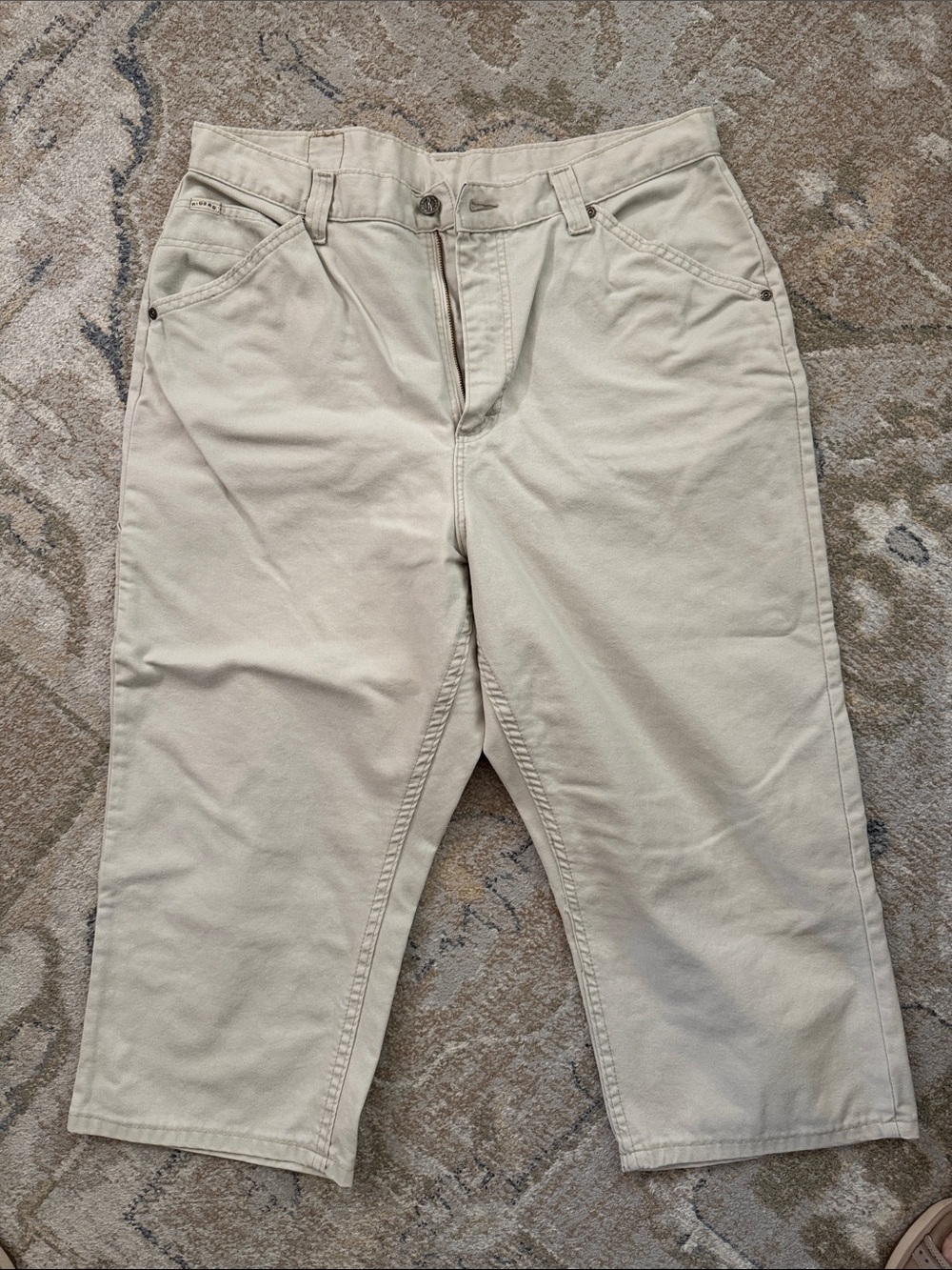 Riders by Lee Cream Denim Capris 18